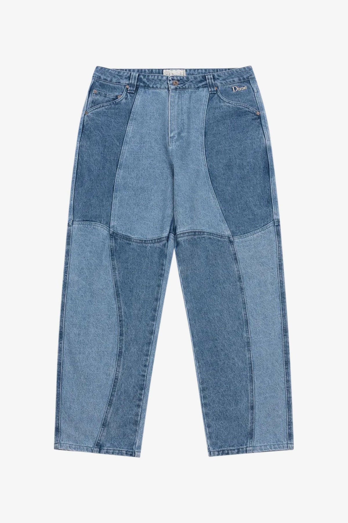 Blocked Relaxed Denim Pants- Selectshop FRAME