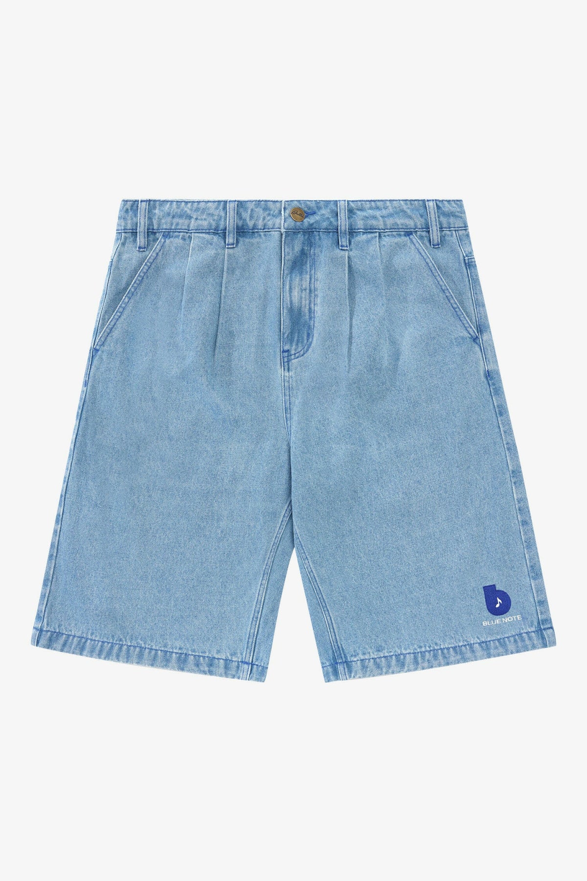 BN Pleated Denim Shorts- Selectshop FRAME