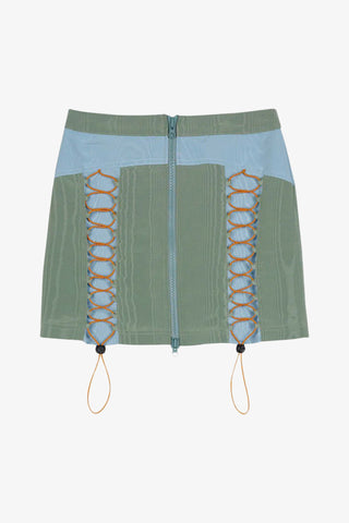 Bungee Zip Mini Skirt