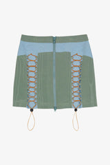 Bungee Zip Mini Skirt- Selectshop FRAME