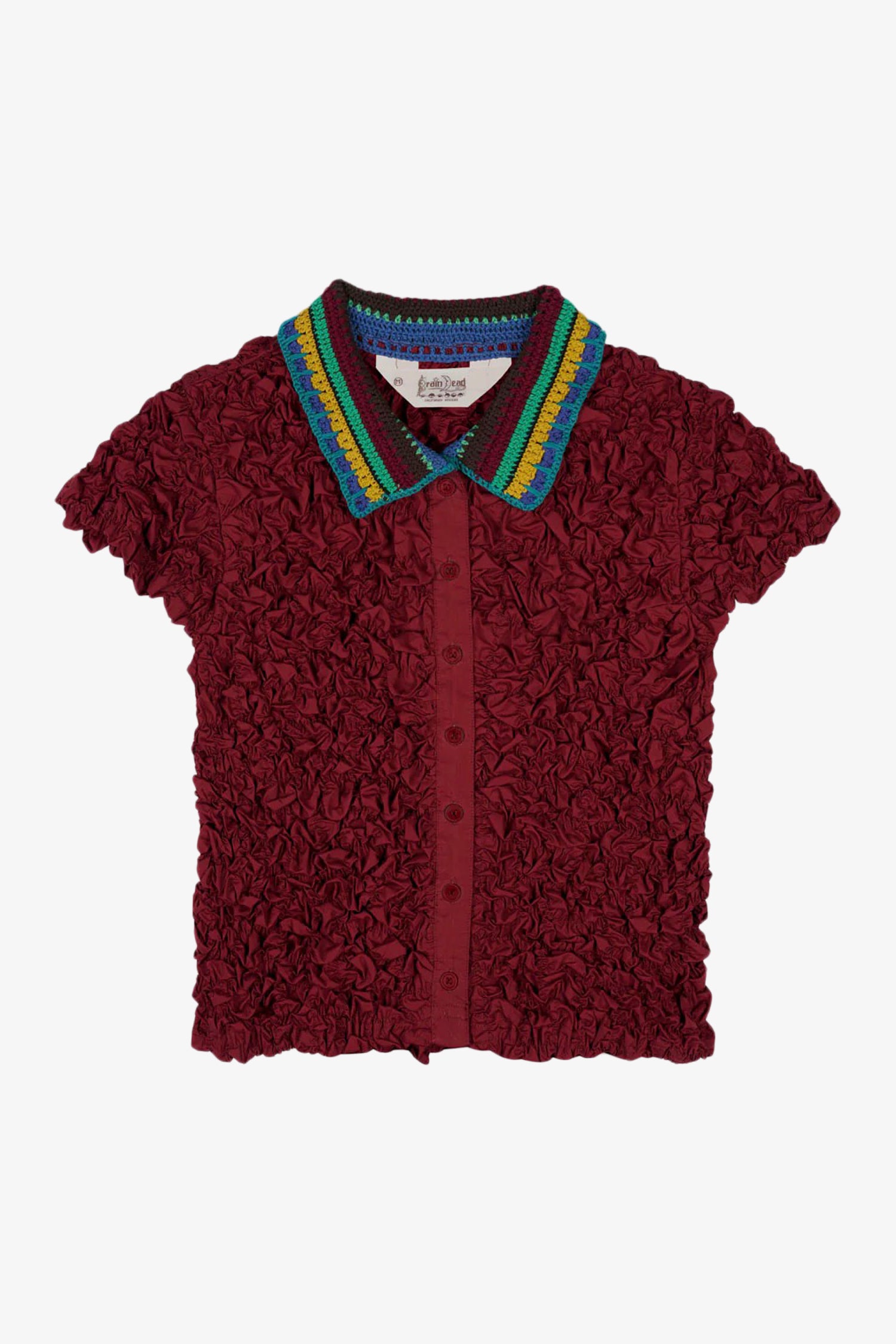 Crochet Collared Kass Shirt- Selectshop FRAME