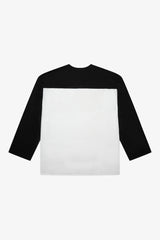 Burnt Out Bicolor Long Sleeve Tee-FRAME