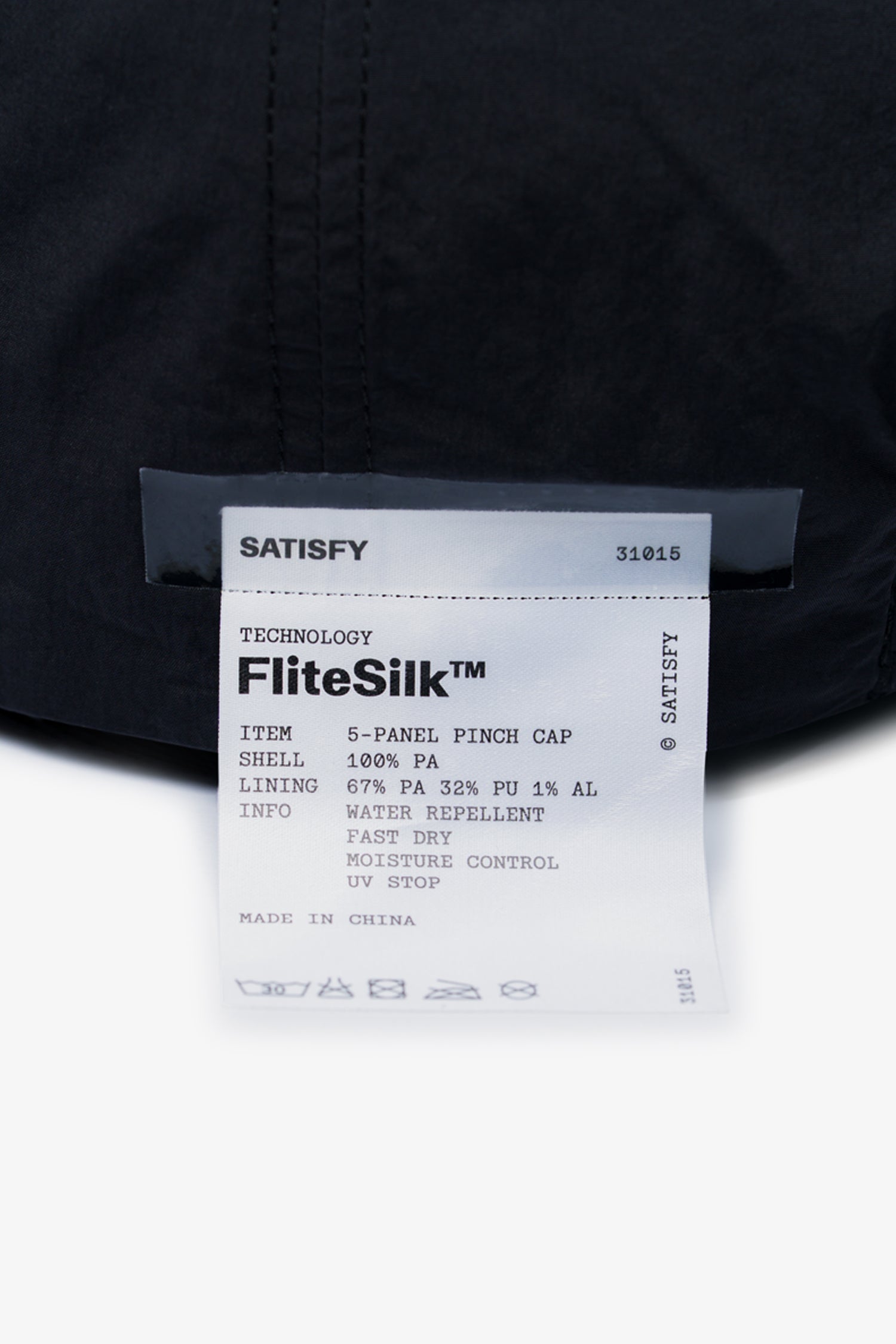 Flite Silk 5 Panel Pinch Cap