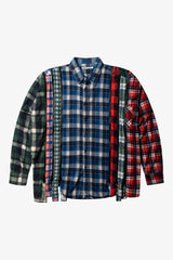 7 Cuts Zipped Wide Flannel Shirt- Selectshop FRAME