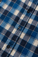 7 Cuts Zipped Wide Flannel Shirt- Selectshop FRAME
