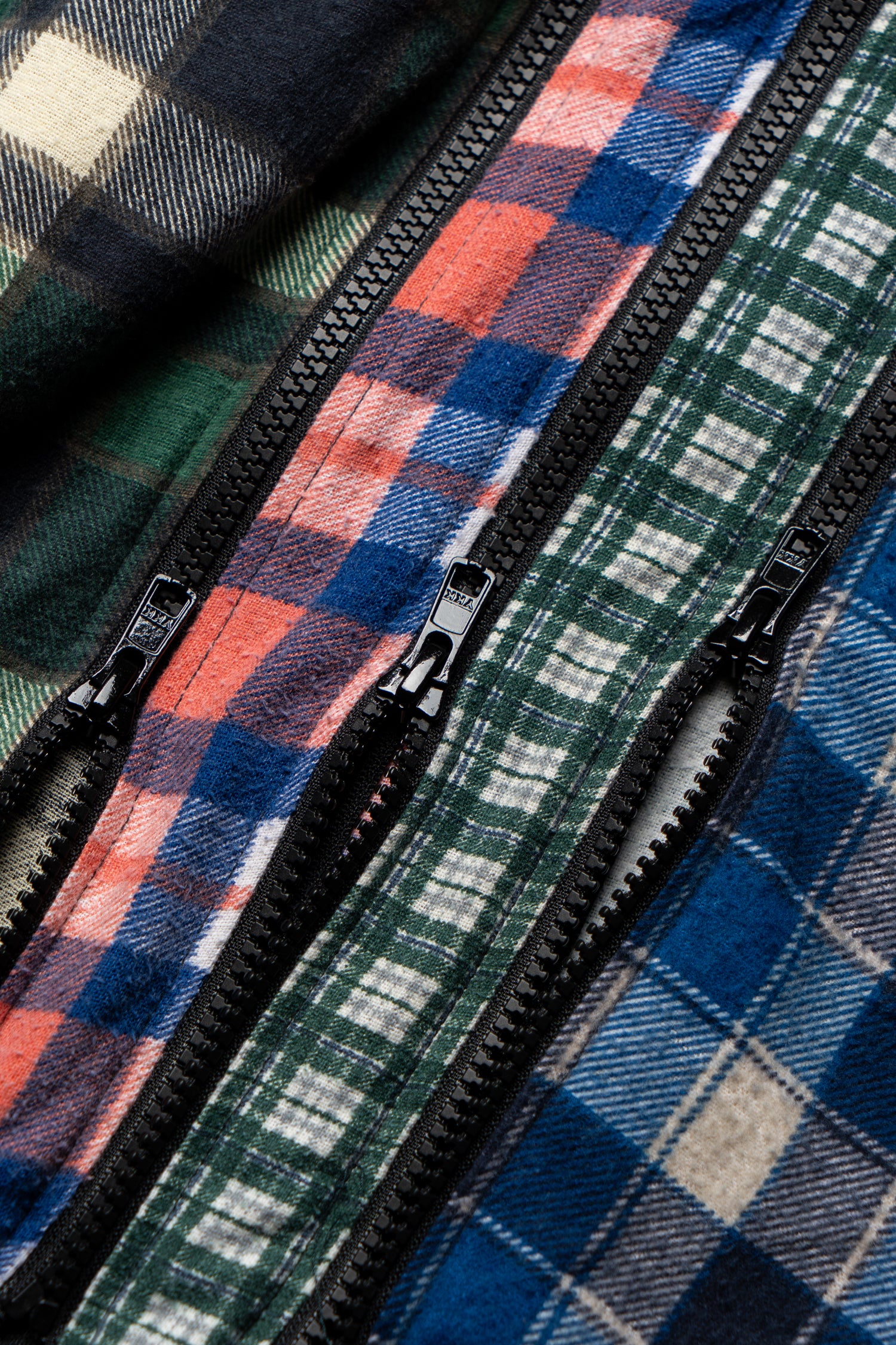 7 Cuts Zipped Wide Flannel Shirt- Selectshop FRAME