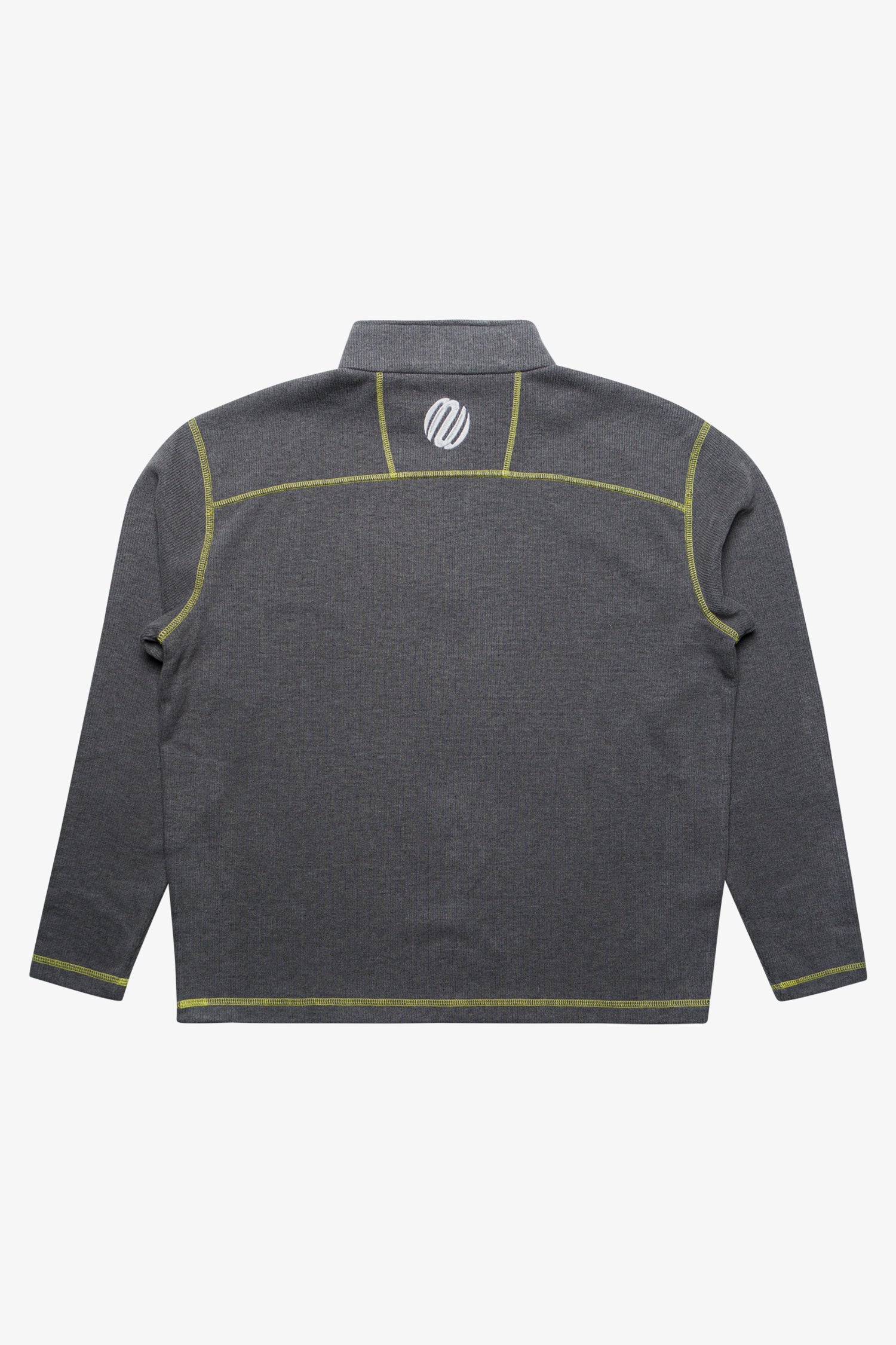 Contrast Stitch 1/4 Zip Pullover