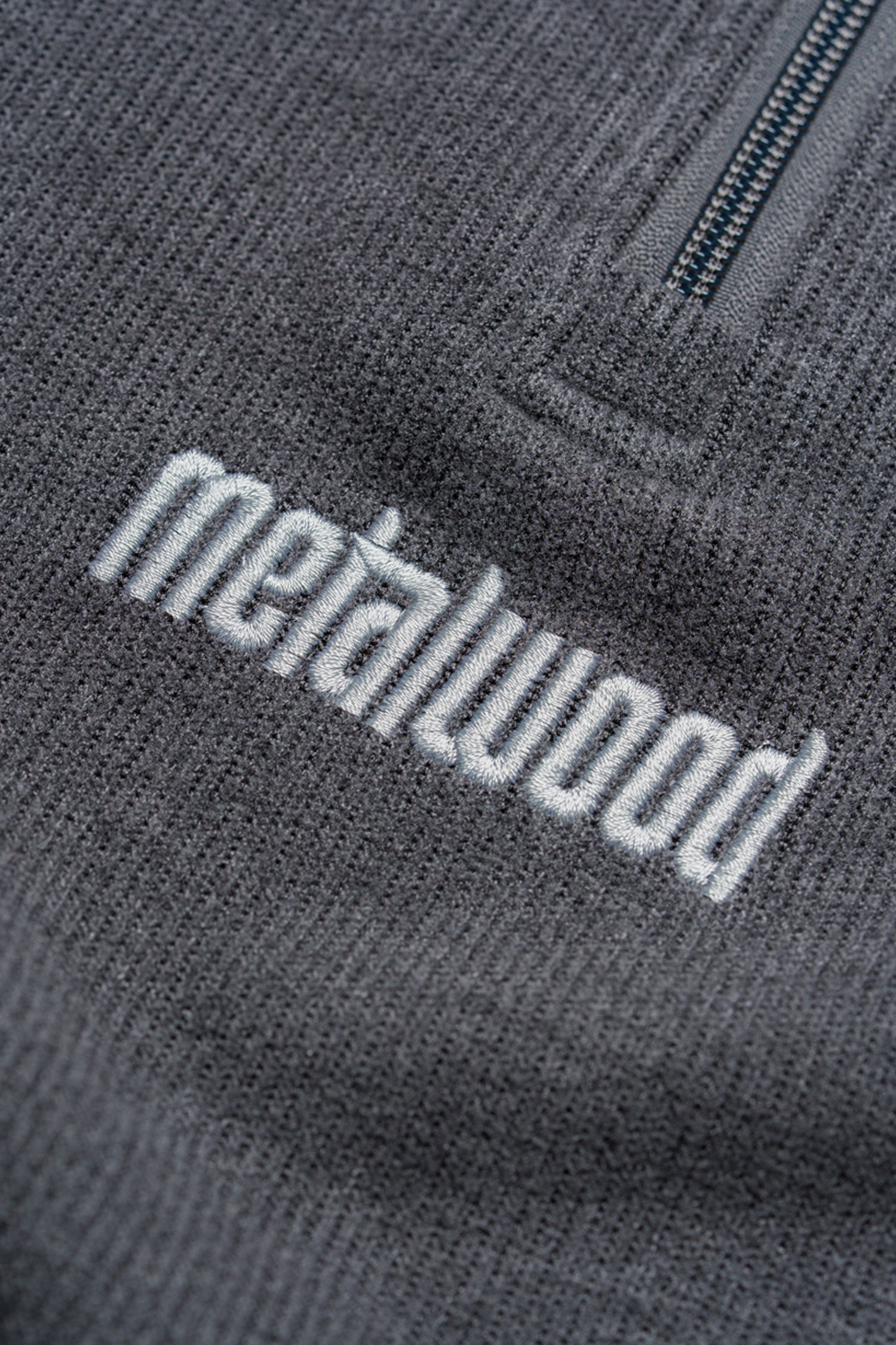 Contrast Stitch 1/4 Zip Pullover