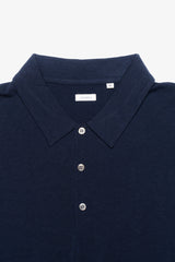 Wool Jersey L/S Polo- Selectshop FRAME