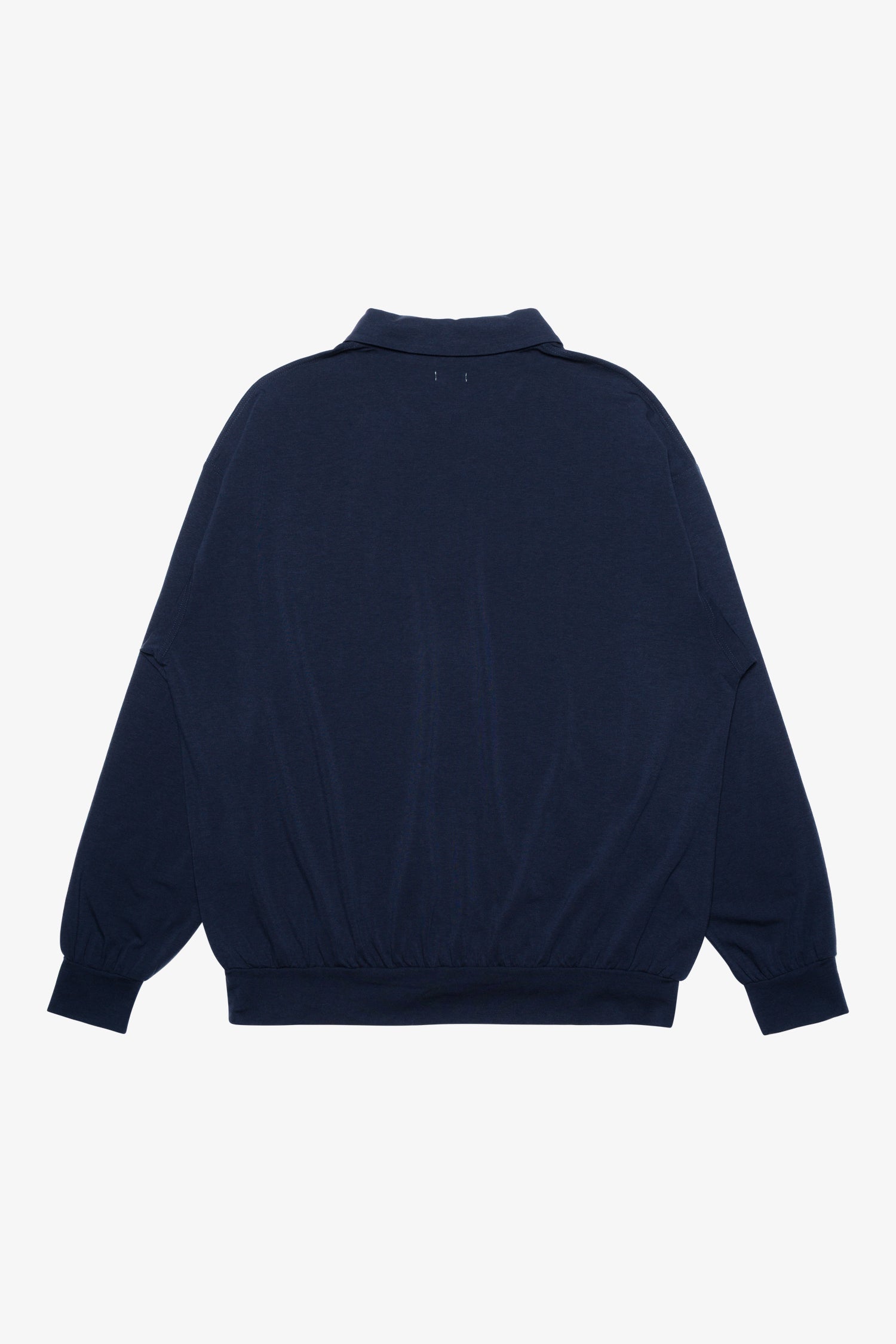 Wool Jersey L/S Polo- Selectshop FRAME