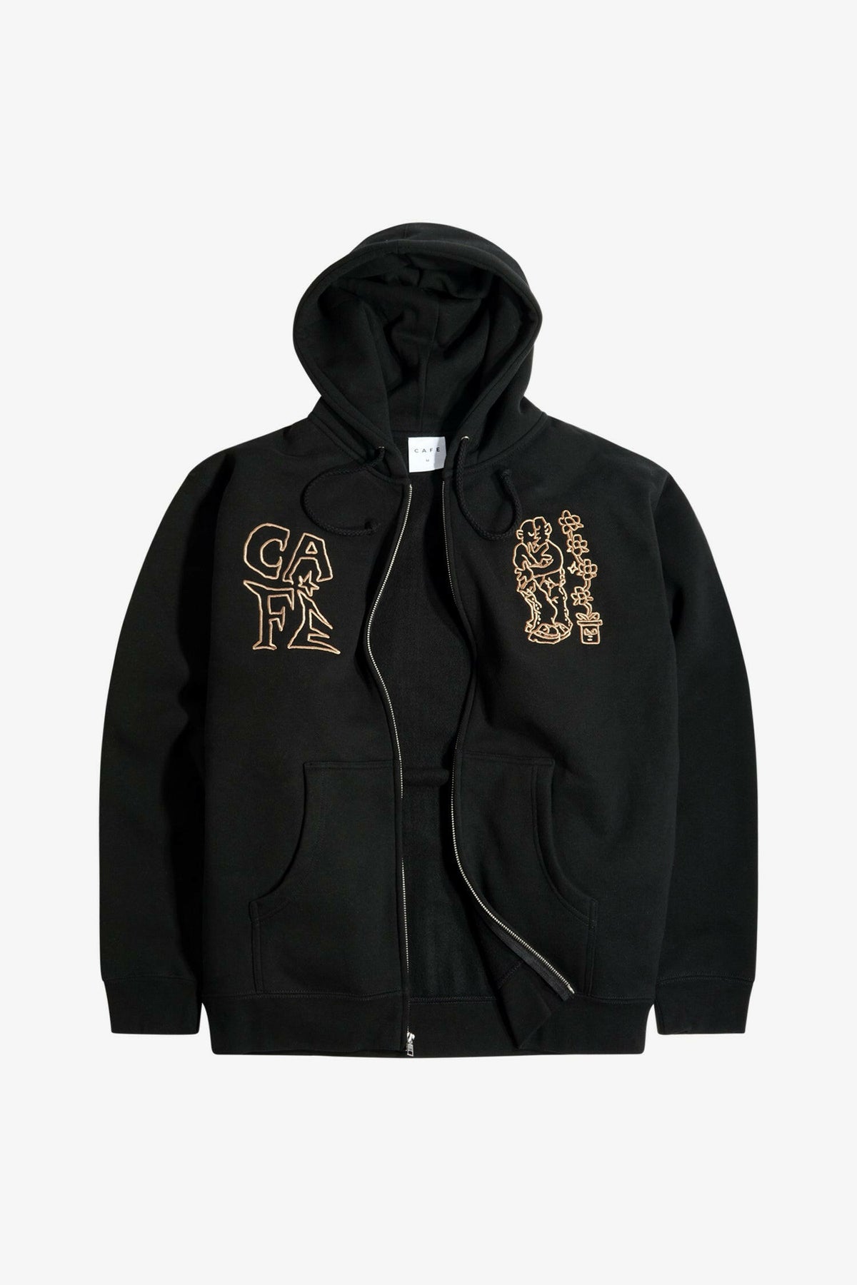 Ethan Embroidered Zip Hood- Selectshop FRAME