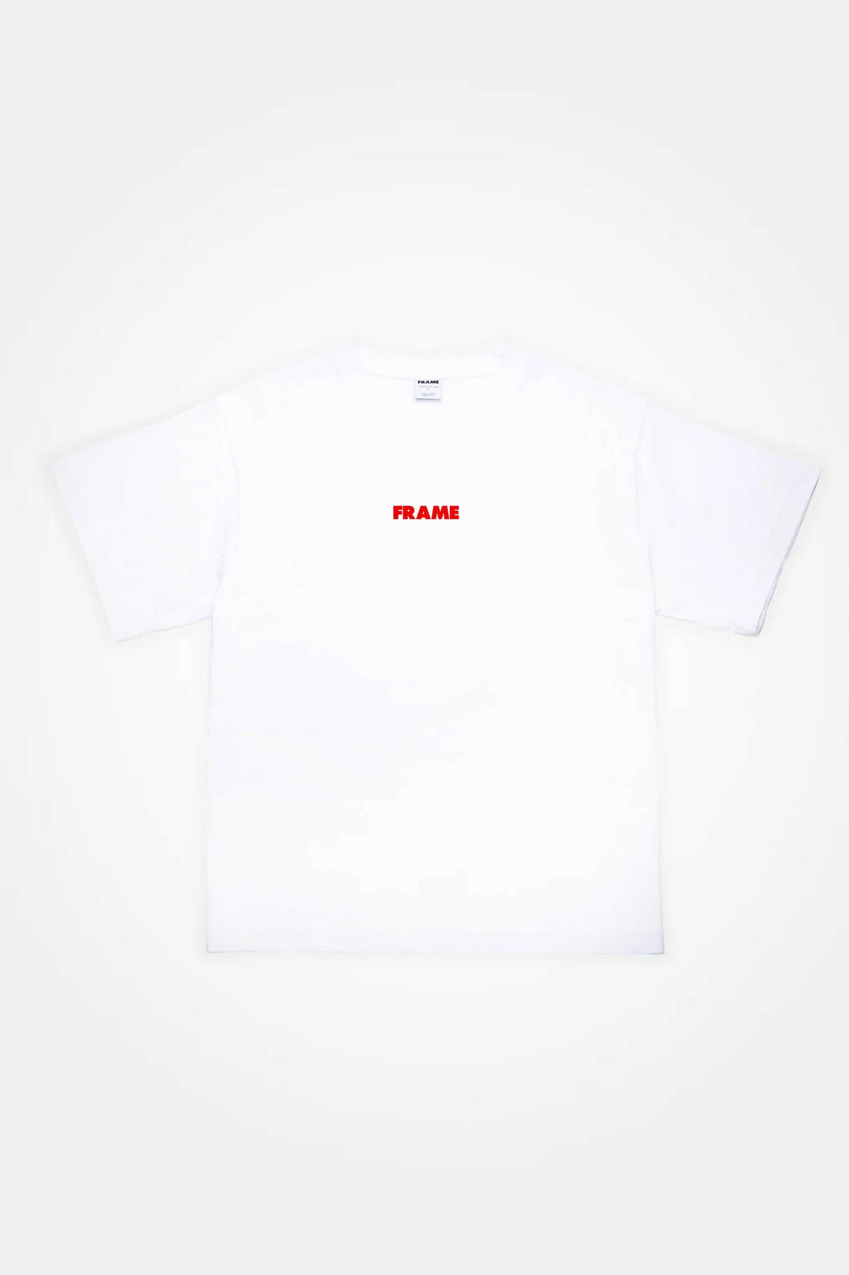 Red English Logo Tee-FRAME
