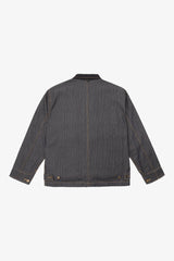 Long Con Striped Denim Packers Jacket- Selectshop FRAME