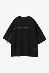 Zip-Detailed T-shirt- Selectshop FRAME