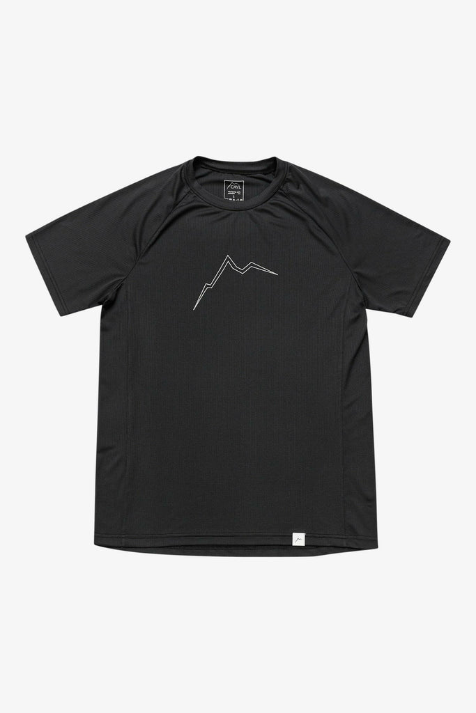 【CAYL】 25SS logo air short sleeve / black CAYL LOGO AIR SHORT SLEEVE 透氣短袖排汗衫25SS