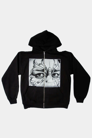 Butterfly Man Zip-Up Hoodie