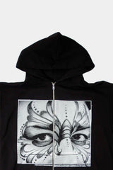 Selectshop FRAME - MIRACLE SELTZER Butterfly Man Zip-Up Hoodie Sweats-knits Concept Store Dubai