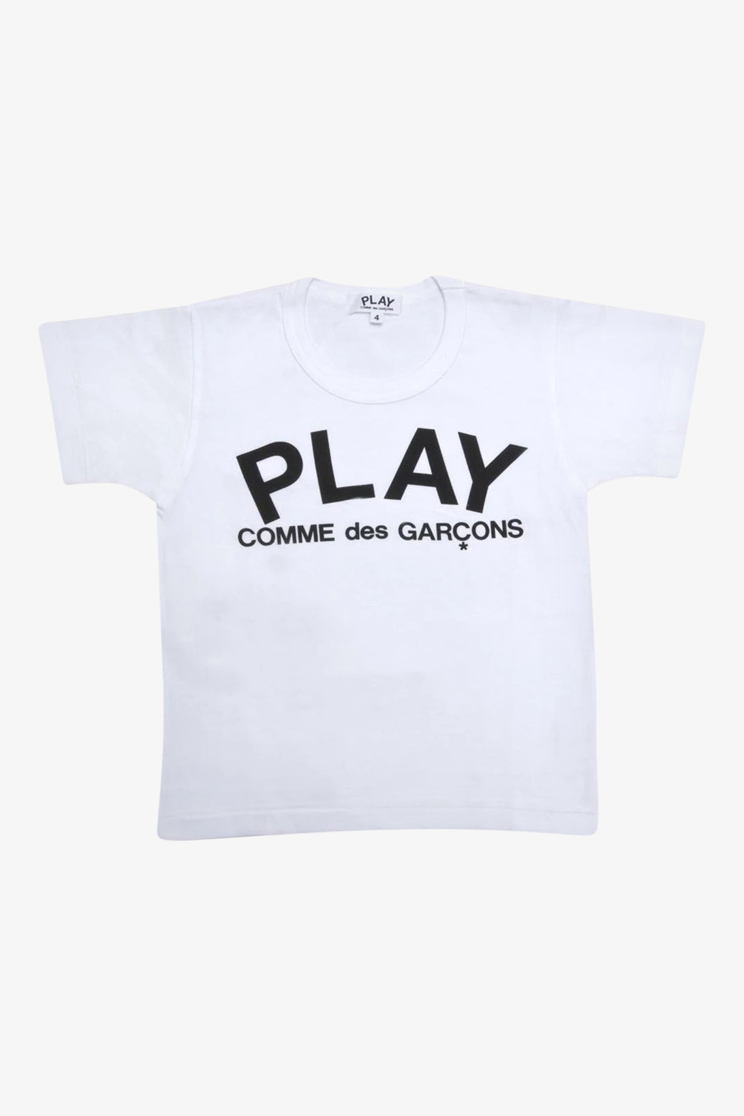 Selectshop FRAME - COMME DES GARCONS PLAY Black Logo T-shirt Kids Dubai
