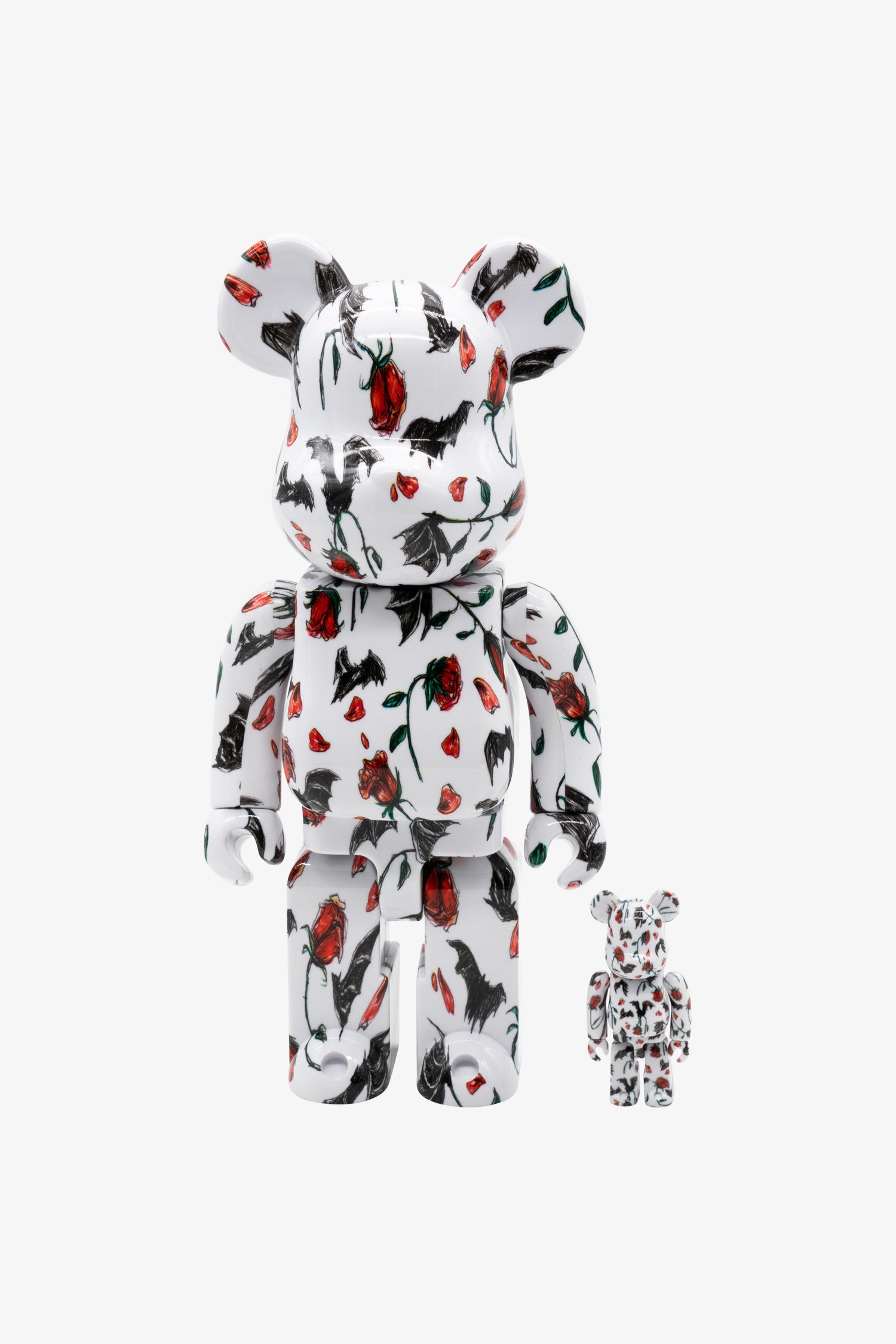 Selectshop FRAME - MEDICOM TOY KIDILL × Eri Wakiyama "Bat & Rose" Be@rbrick 400%+100% Toys Dubai