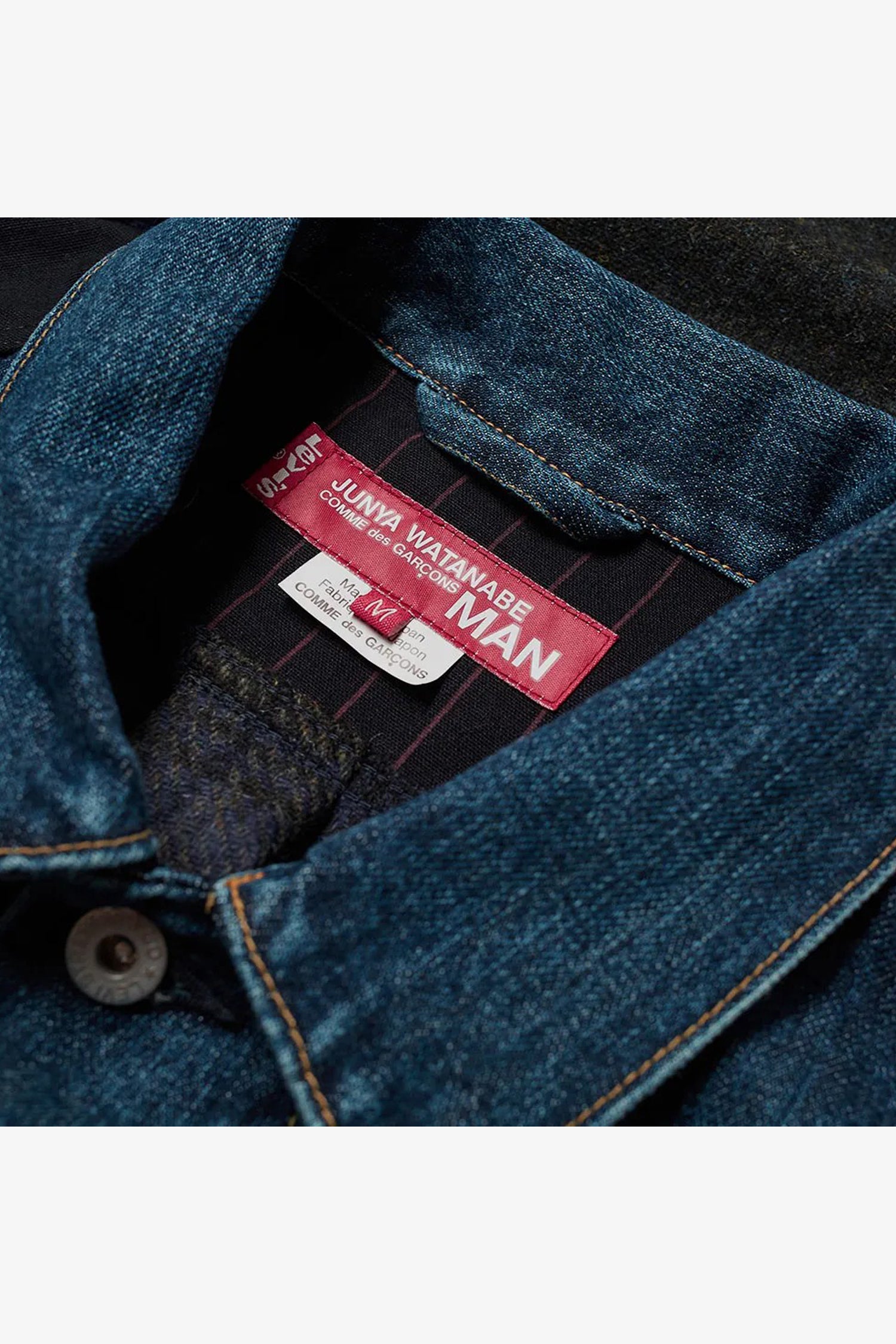 Selectshop FRAME - JUNYA WATANABE MAN Levi's Wool Patchwork Check Trucker Jacket Outerwear Dubai
