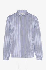 Selectshop FRAME - COMME DES GARÇONS SHIRT Striped Shirt Coach Jacket Outerwear Dubai