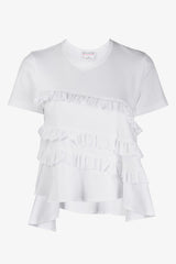 Selectshop FRAME - COMME DES GARÇONS GIRL Ruffle Trim T-shirt T-Shirt Dubai