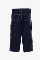 Selectshop FRAME - BLACKEYEPATCH Handle With Care Denim Pants Bold Stitched Bottoms Dubai