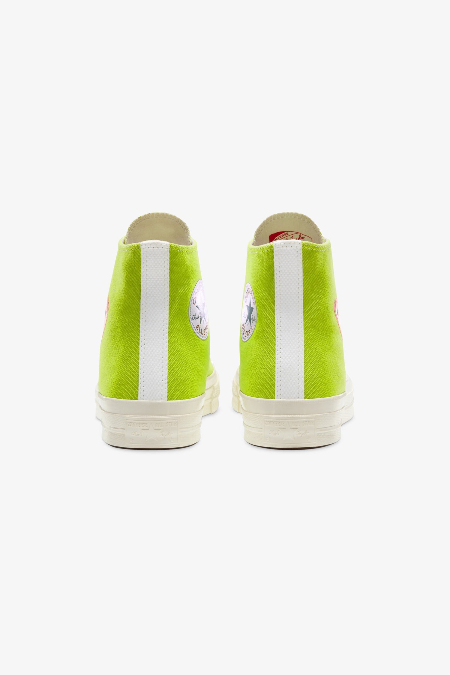 Selectshop FRAME - COMME DES GARCONS PLAY(MOE) Play Comme des Garçons x Converse Chuck '70 High (Bright Green)(MOE) Footwear Dubai