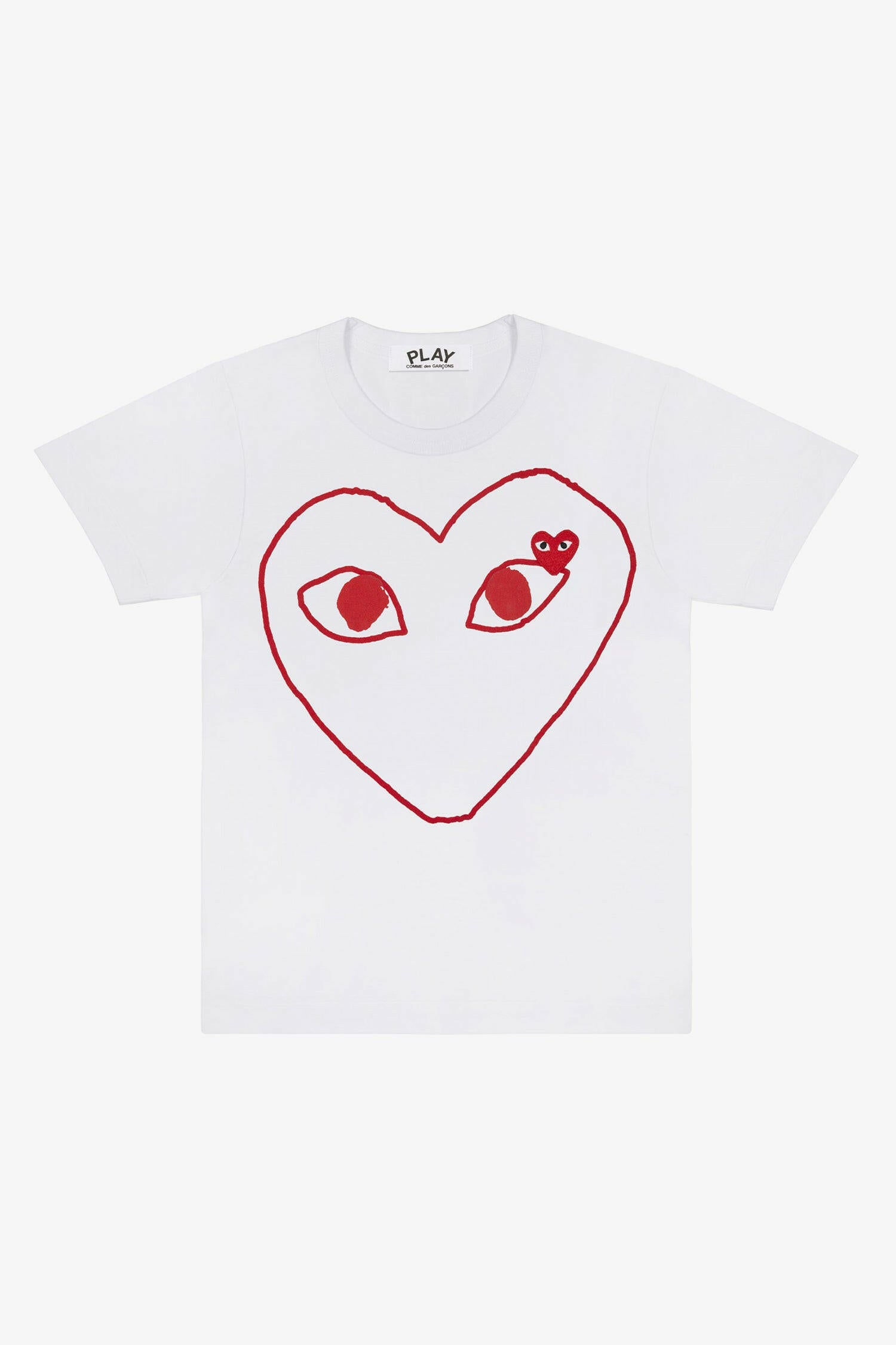 Selectshop FRAME - COMME DES GARCONS PLAY Empty Big Red Heart T-Shirt T-Shirt Dubai