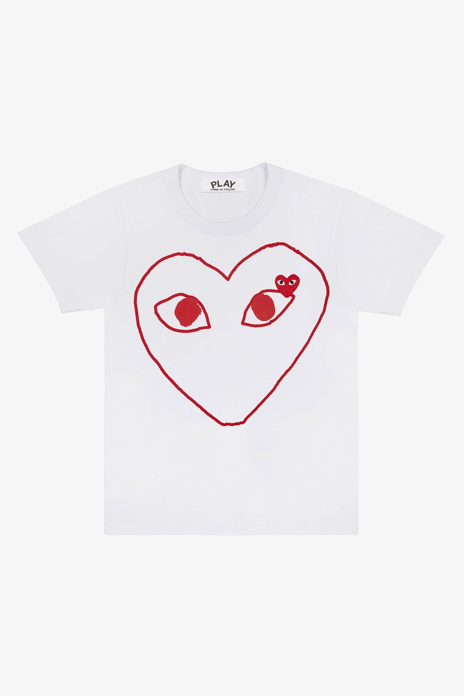 Selectshop FRAME - COMME DES GARCONS PLAY Empty Big Red Heart T-Shirt T-Shirt Dubai