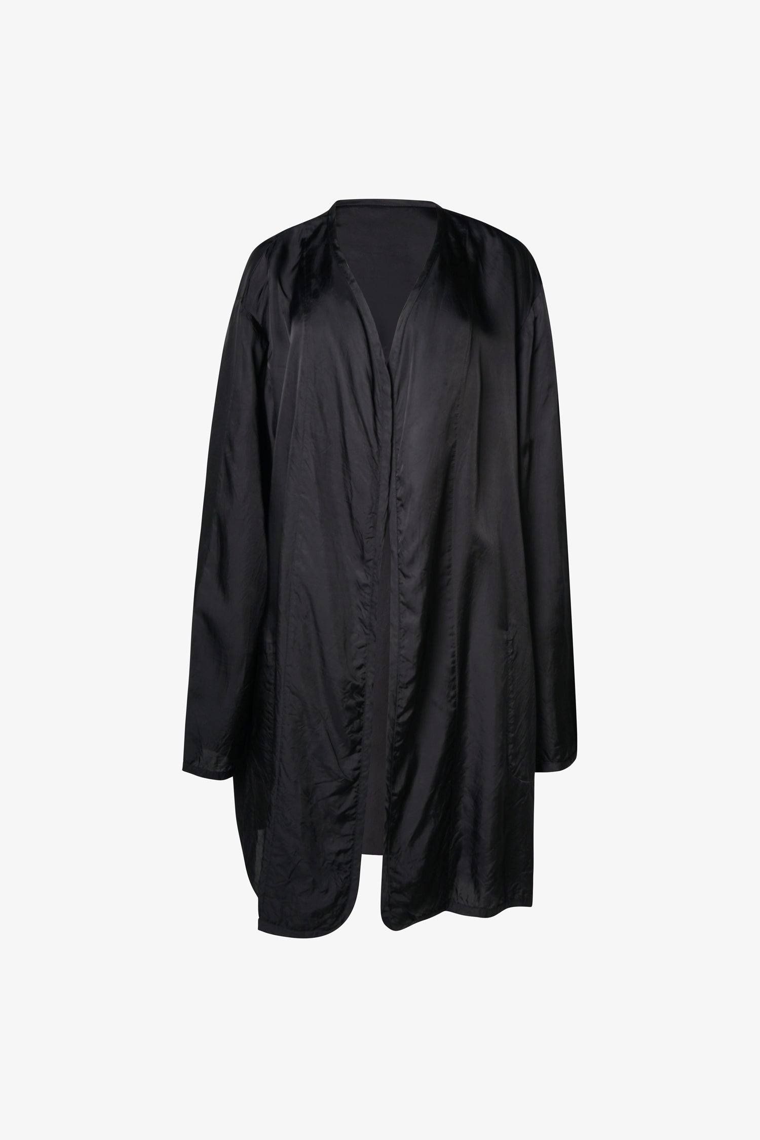 Selectshop FRAME - COMME DES GARÇONS BLACK Embroidered Liner Coat Outerwear Dubai