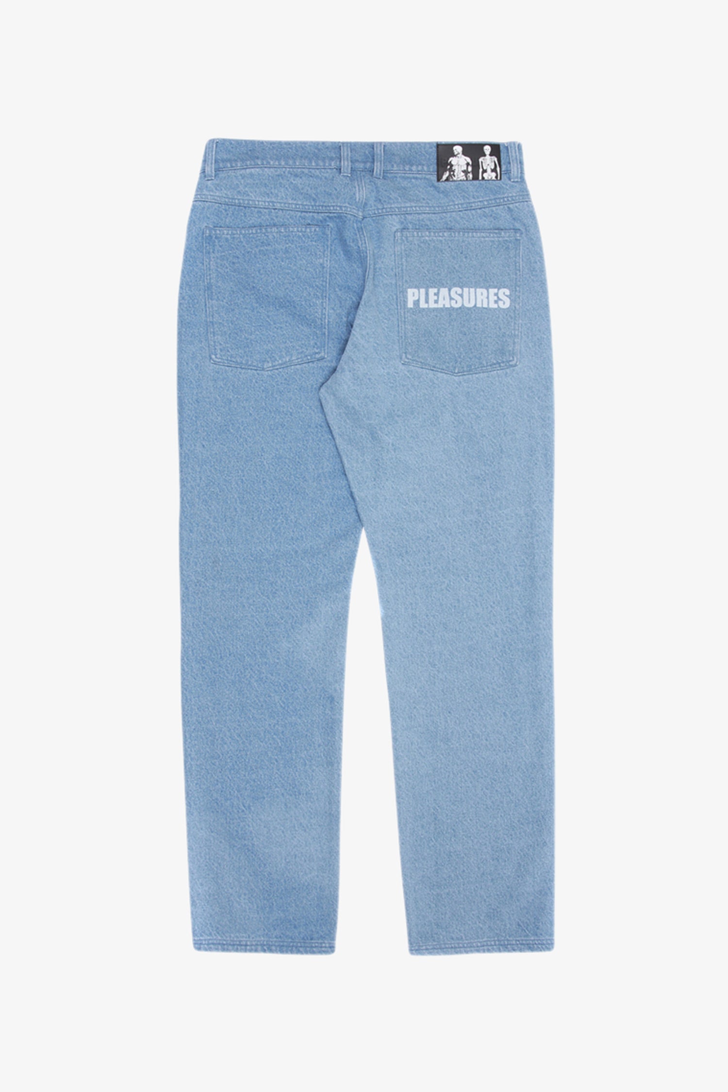 Selectshop FRAME - PLEASURES Walk On Me Denim Jeans Bottoms Dubai