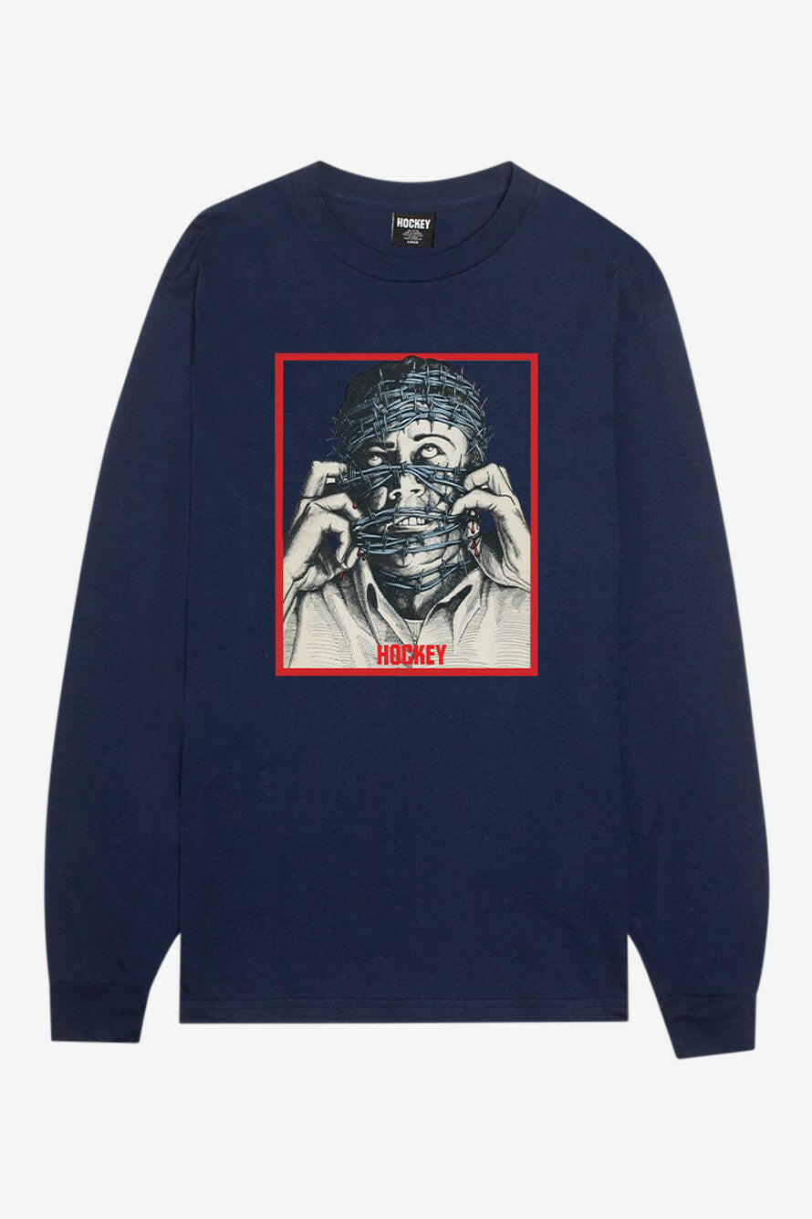 Selectshop FRAME - HOCKEY Barbwire L/S Tee T-Shirt Dubai