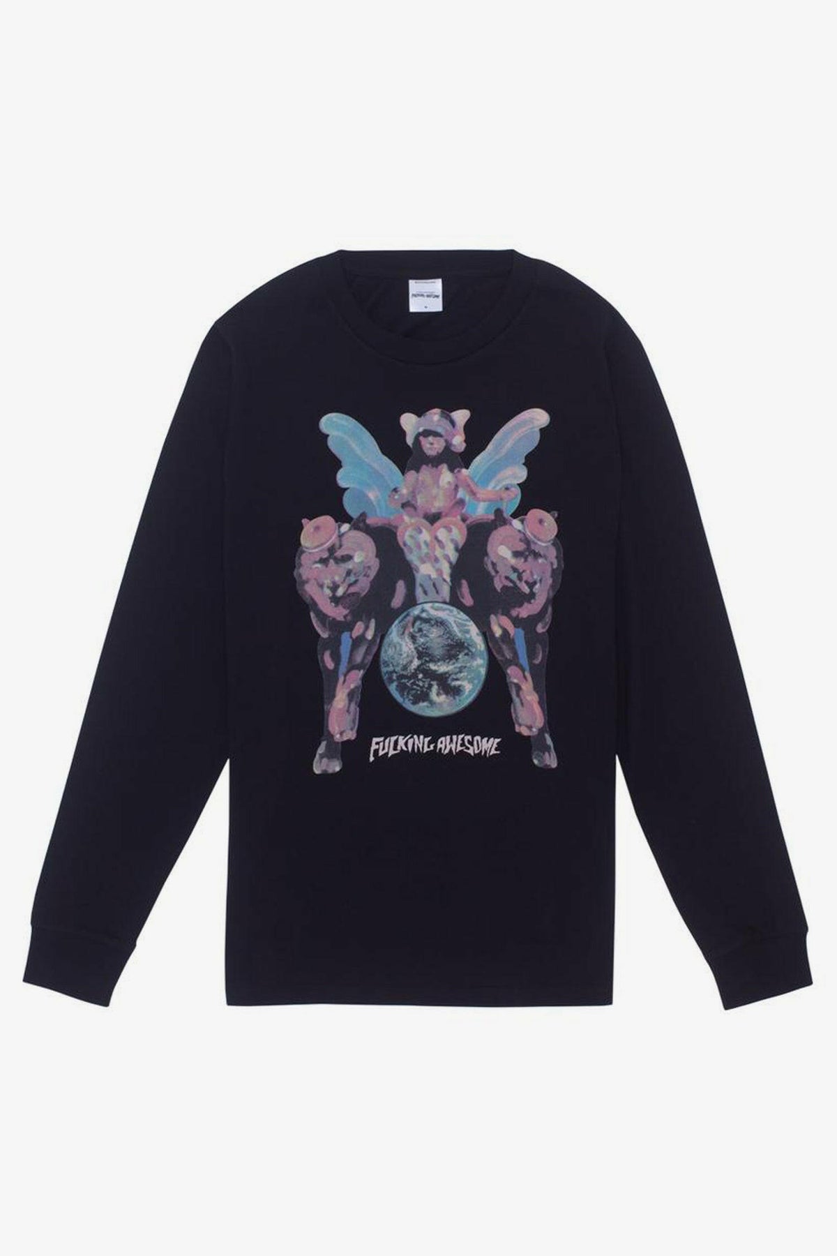 Selectshop FRAME - FUCKING AWESOME Winged Women Longsleeve T-Shirt Dubai
