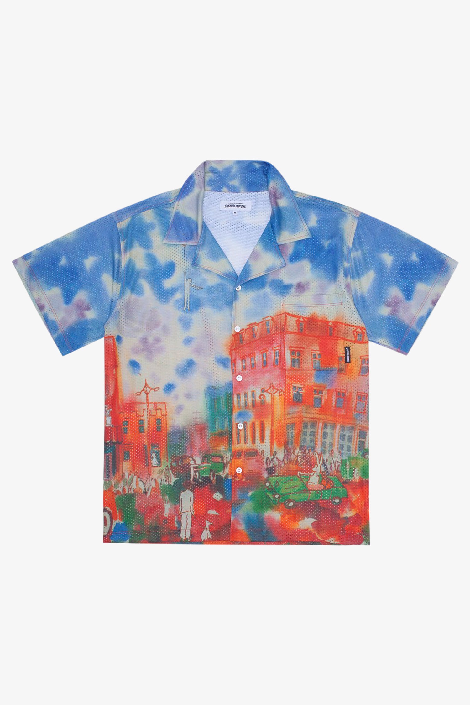 Selectshop FRAME - FUCKING AWESOME Summer Park Mesh Club Shirt Shirt Dubai
