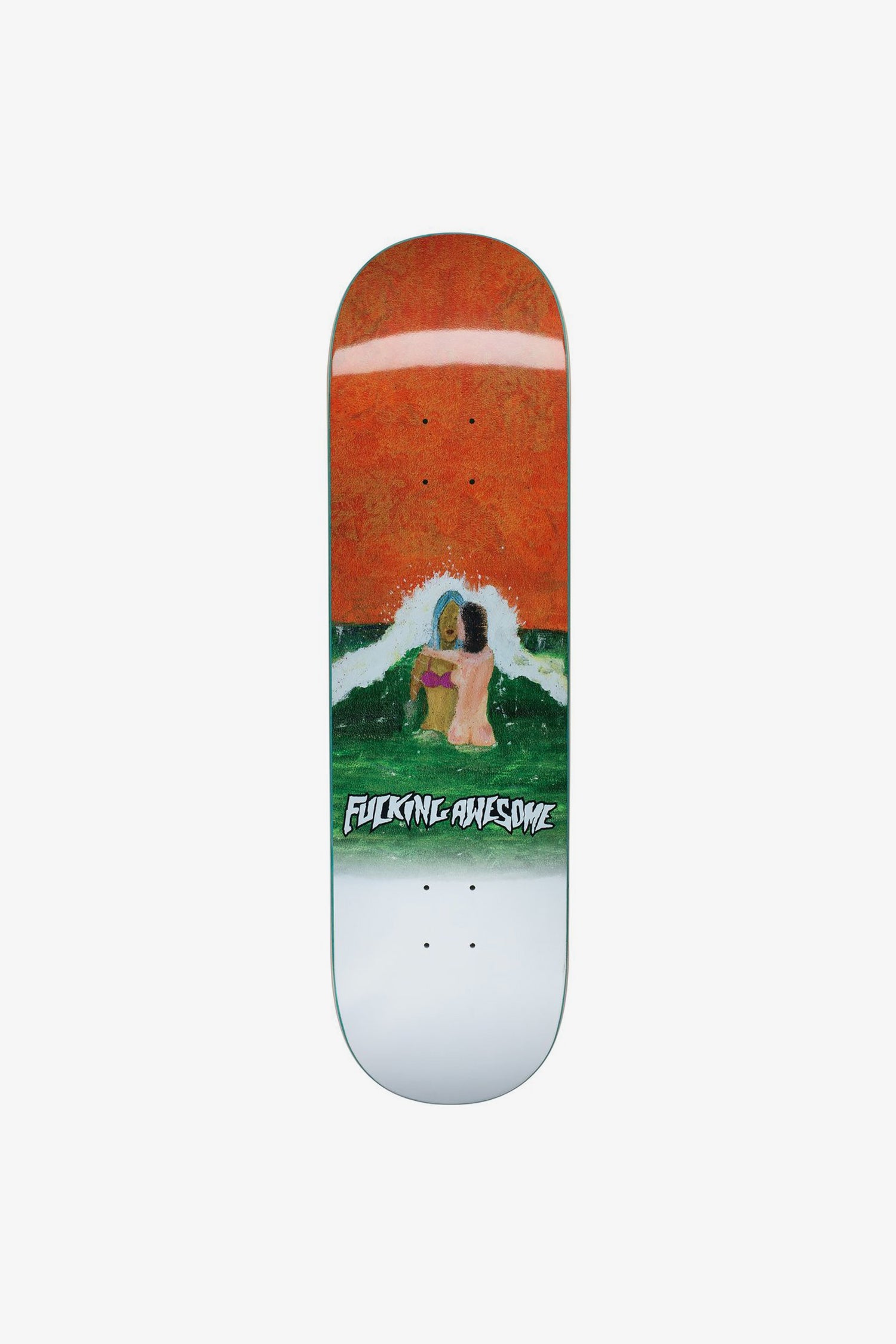 Selectshop FRAME - FUCKING AWESOME Wave Painting Deck Skateboards Dubai
