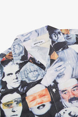 Selectshop FRAME - FUCKING AWESOME Jersey Mesh Club Shirt - Face Collage Shirt Dubai