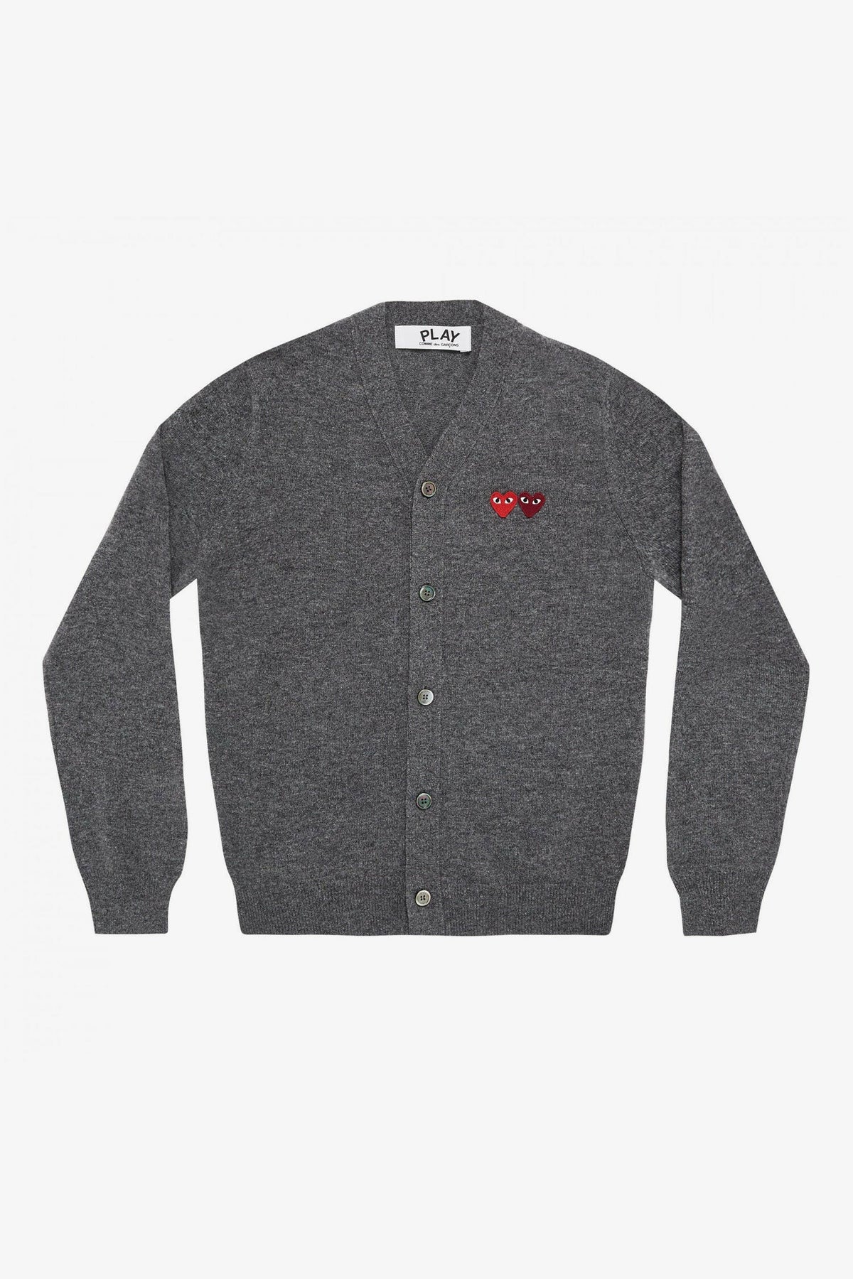 Selectshop FRAME - COMME DES GARCONS PLAY Double Heart Cardigan Outerwear Dubai