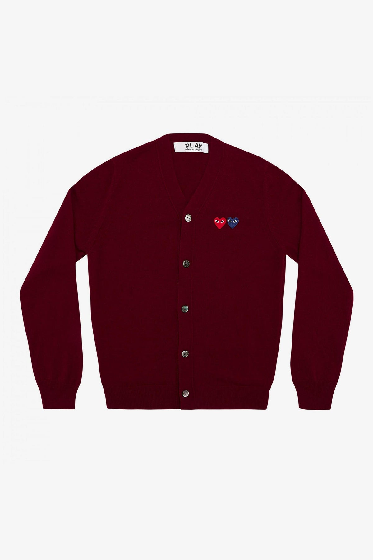 Selectshop FRAME - COMME DES GARCONS PLAY Double Heart Cardigan Outerwear Dubai