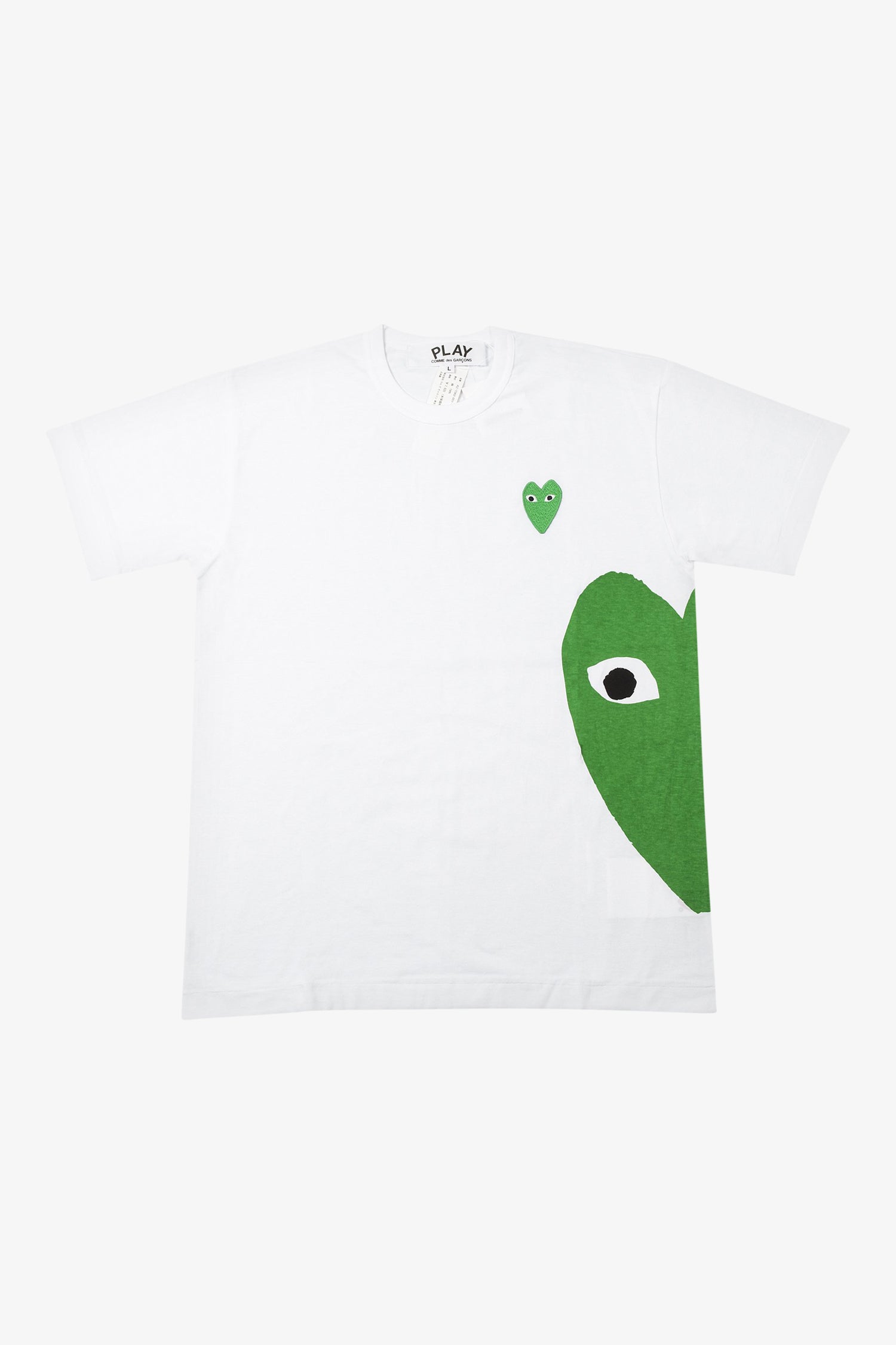 Selectshop FRAME - COMME DES GARCONS PLAY Green Heart T-Shirt T-Shirts Dubai