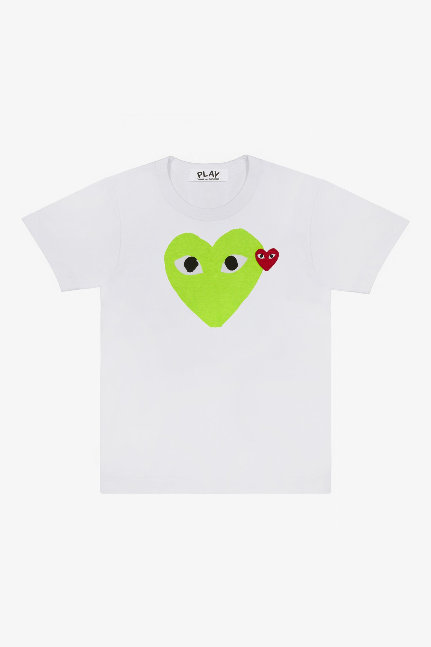 Selectshop FRAME - COMME DES GARCONS PLAY Big Lime Green Heart T-Shirt T-Shirt Dubai