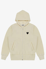 Selectshop FRAME - COMME DES GARCONS PLAY Black Heart Zip Hoodie Sweatshirt Dubai
