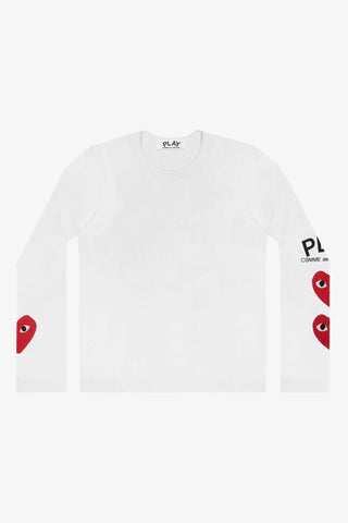 3 Heart Long Sleeve (White)