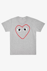 Selectshop FRAME - COMME DES GARCONS PLAY Outline Heart T-Shirt T-Shirt Dubai