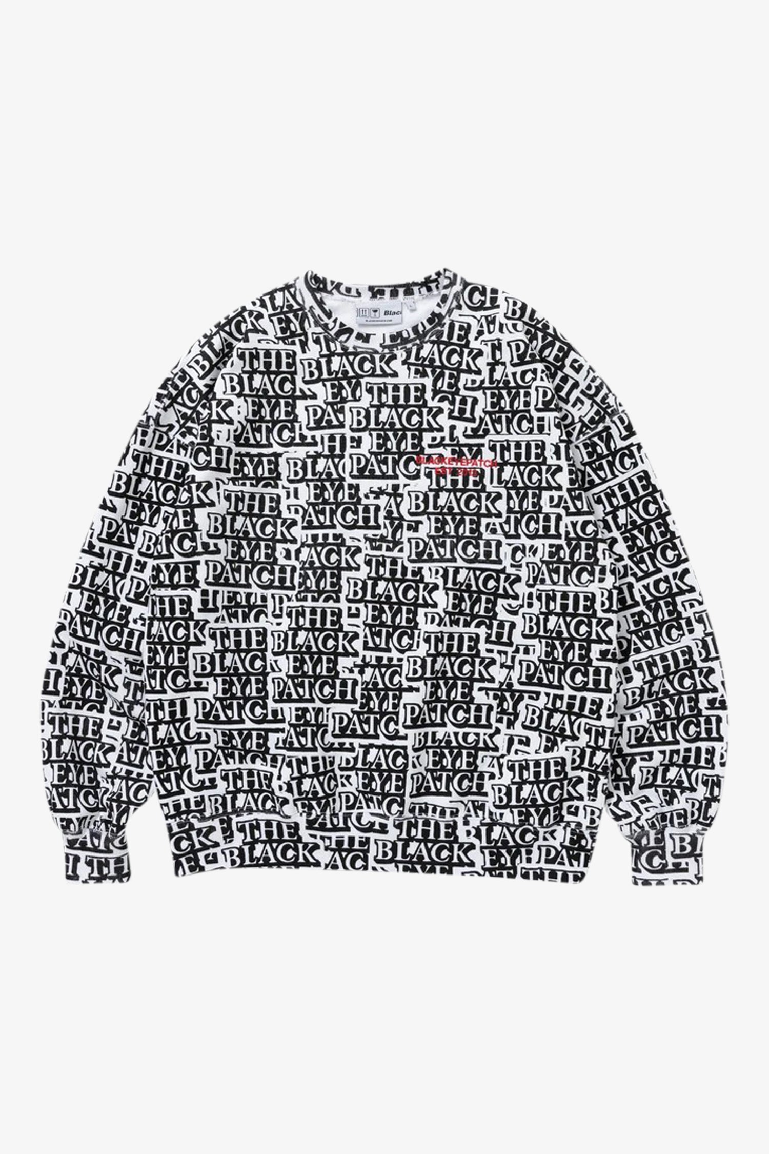 Selectshop FRAME - BLACKEYEPATCH Sticker-Covered Crewneck Sweatshirts Dubai