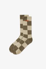 Selectshop FRAME - BUTTER GOODS Tonal Checkered Socks All-Accessories Dubai