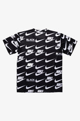 Selectshop FRAME - COMME DES GARCONS BLACK Nike Swoosh Jersey T-shirt T-Shirt Dubai