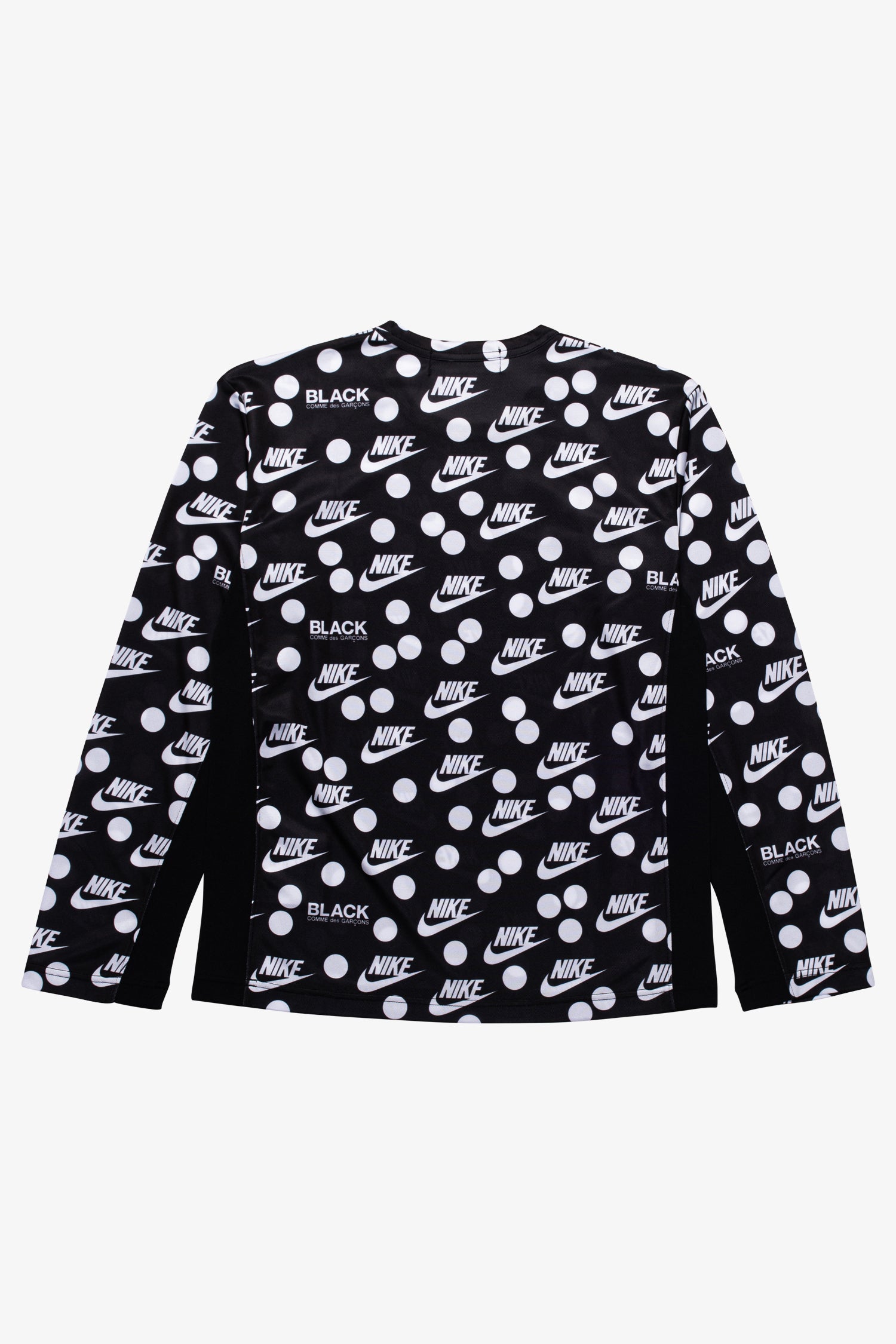 Selectshop FRAME - COMME DES GARCONS BLACK Nike Polka Dot Mesh Jersey Longsleeve T-Shirt Dubai