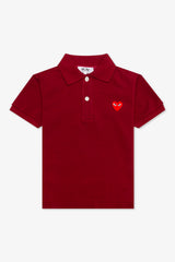 Selectshop FRAME - COMME DES GARCONS PLAY Red Play Shirt (Burgundy) Kids Kids Dubai