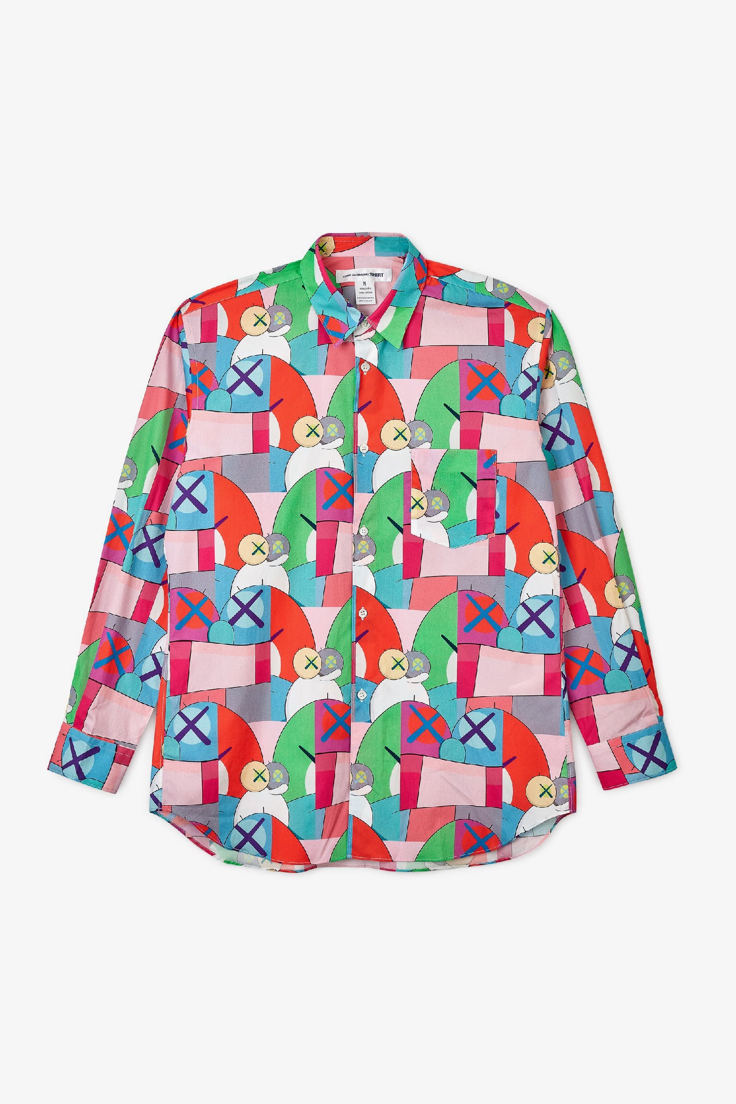 Selectshop FRAME - COMME DES GARCONS SHIRT KAWS Classic Shirt (Print H) Shirts Dubai